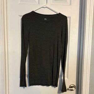 GAP Charcoal Crewneck Long Sleeve